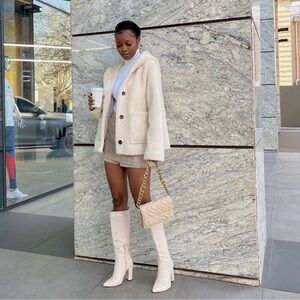 Zara Quilted Chain Shoulder Bag